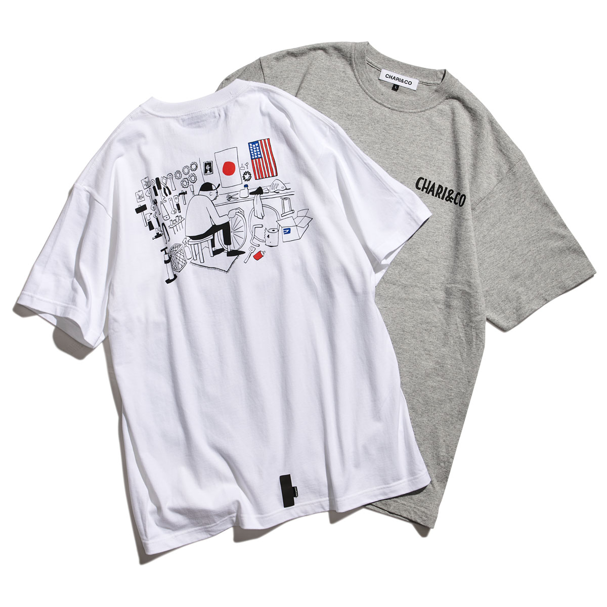 x HANAI YUSUKE MECHANIC SPACE TEE Tシャツ