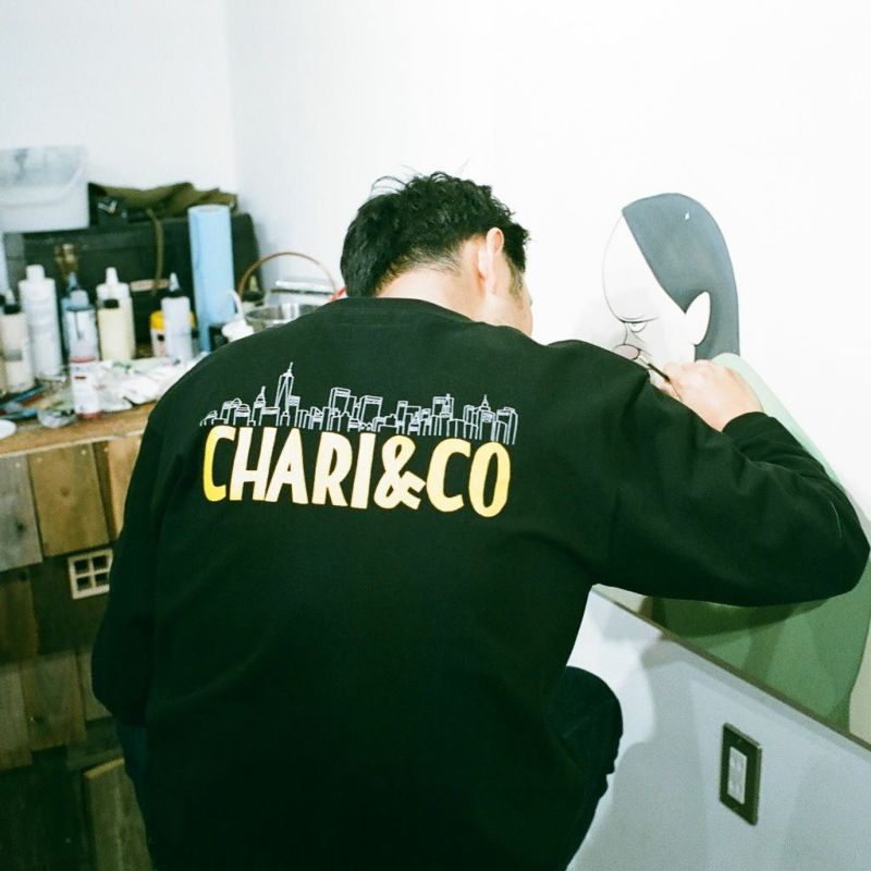 x HANAI YUSUKE SKYLINE L/S TEE Tシャツ ロンT