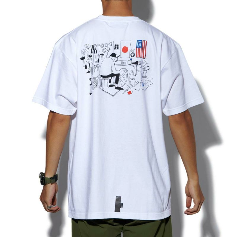 x HANAI YUSUKE MECHANIC SPACE TEE Tシャツ