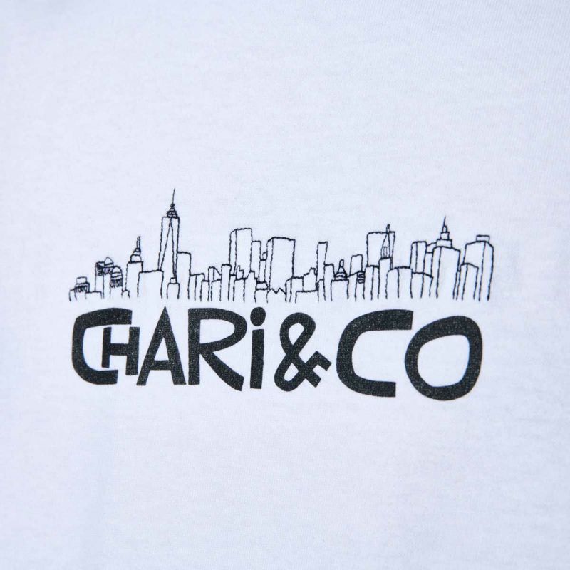 x HANAI YUSUKE EMBROIDERY SKYLINE TEE Tシャツ
