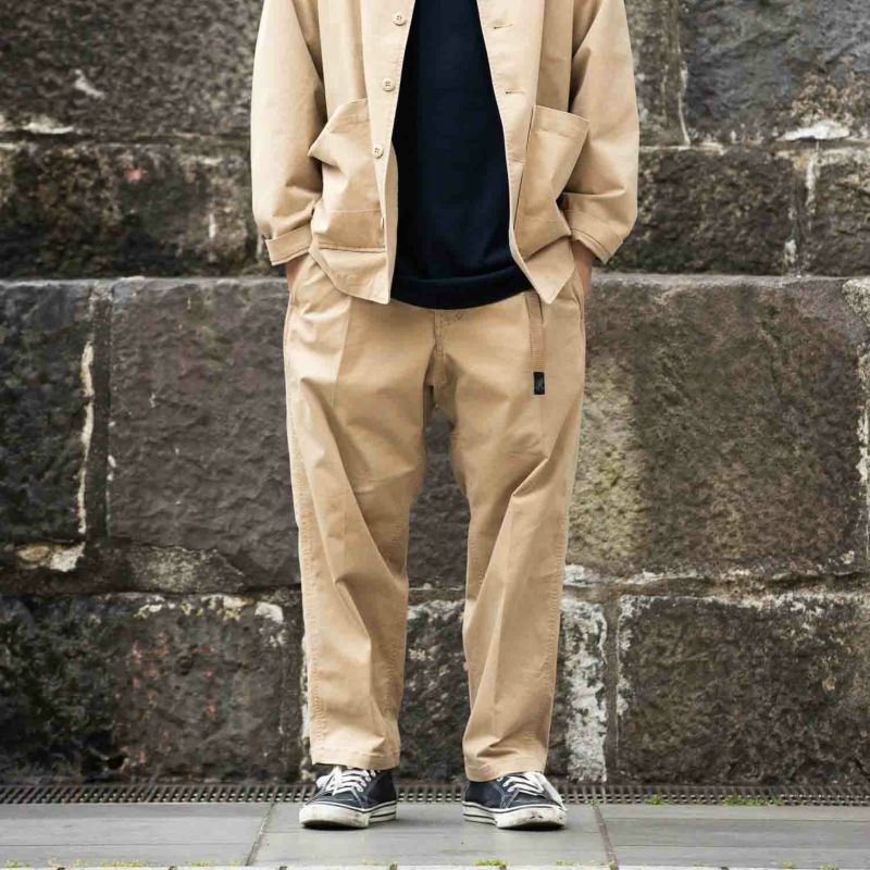 × GRAMICCI ACCORDION COTTON PANTS パンツ