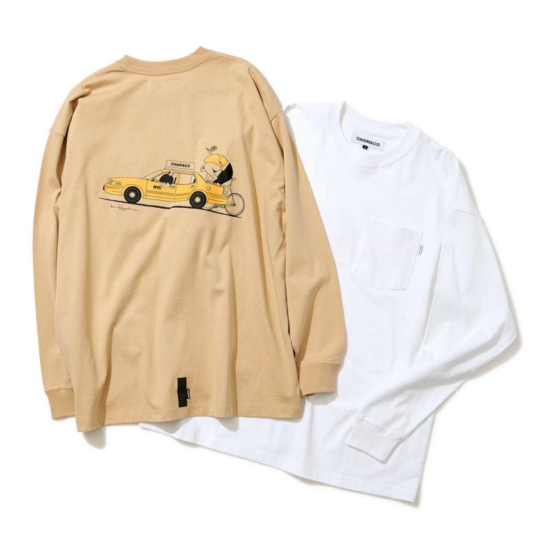 × KAN KOBAYASHI MESSENGER SKITCH L/S TEE Tシャツ ロンT