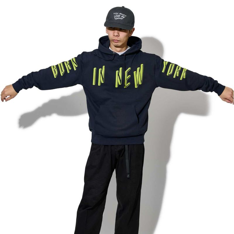 BORN IN NY HOODIE SWEATS スウェット