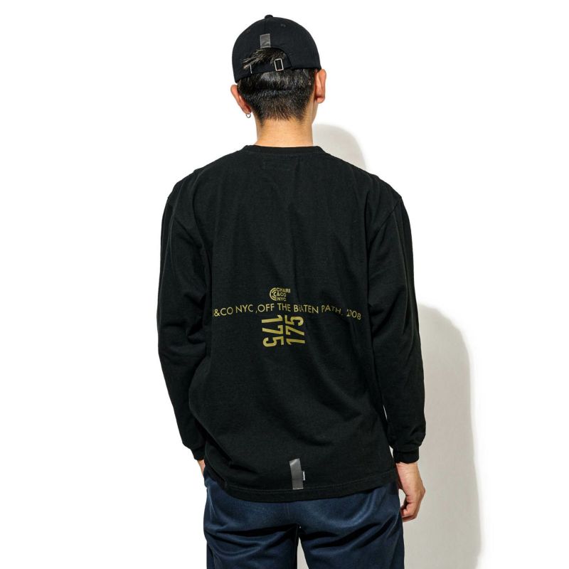 BACK NUMBER L/S PKT TEE Tシャツ ロンT
