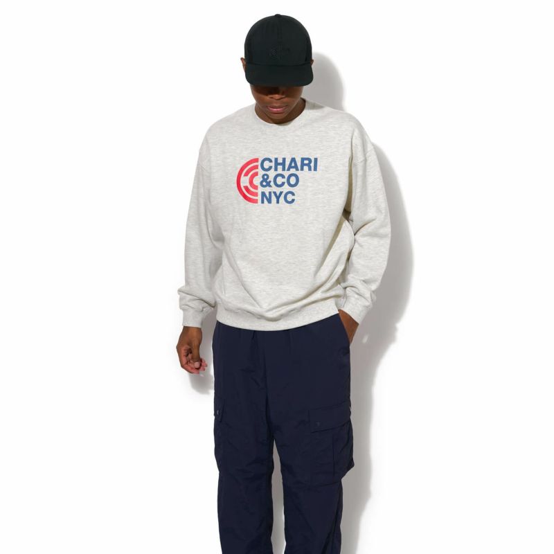 CHARI&CO CORE PHYSICAL LOGO CREWNECK SWEATS スウェット トレーナー-