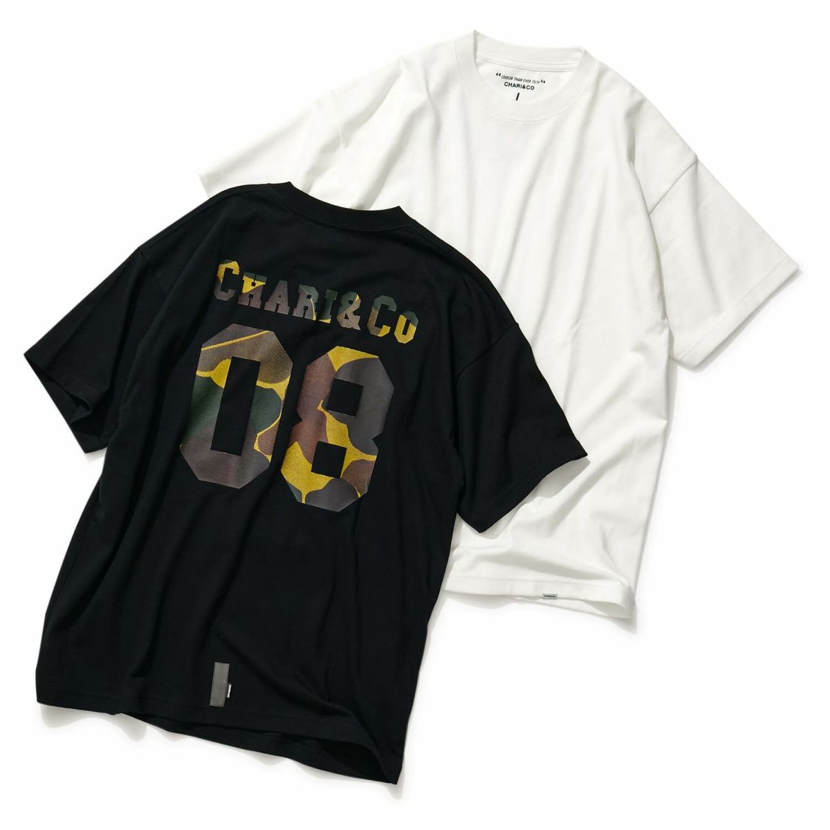 CAMO BACK NUMBER COOL TEE