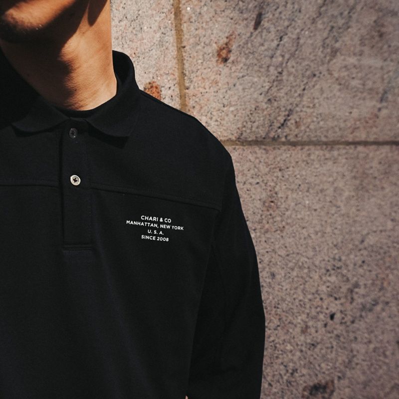 LOCATION LOGO MOTO L/S COOLER POLO ポロシャツ | 【CHARI&CO公式