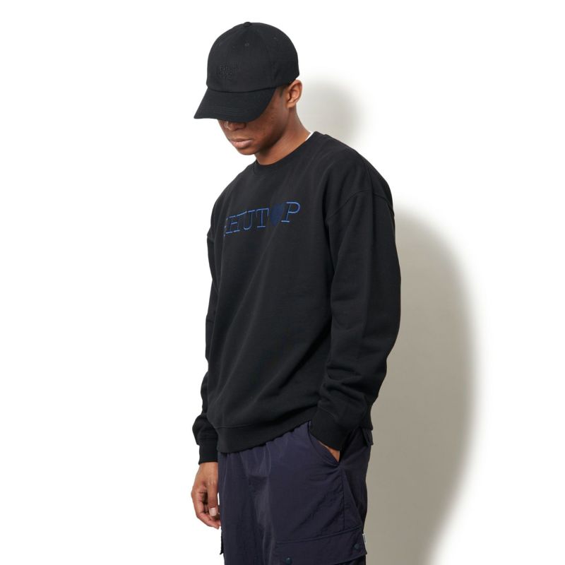 TONED SHUT HEART UP CREWNECK SWEATS スウェット トレーナー