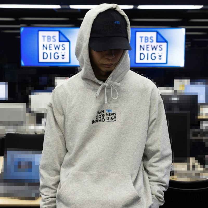 xTBS NEWS DIG EMBROIDERY HOODIE SWEATS スウェット | 【CHARI&CO公式