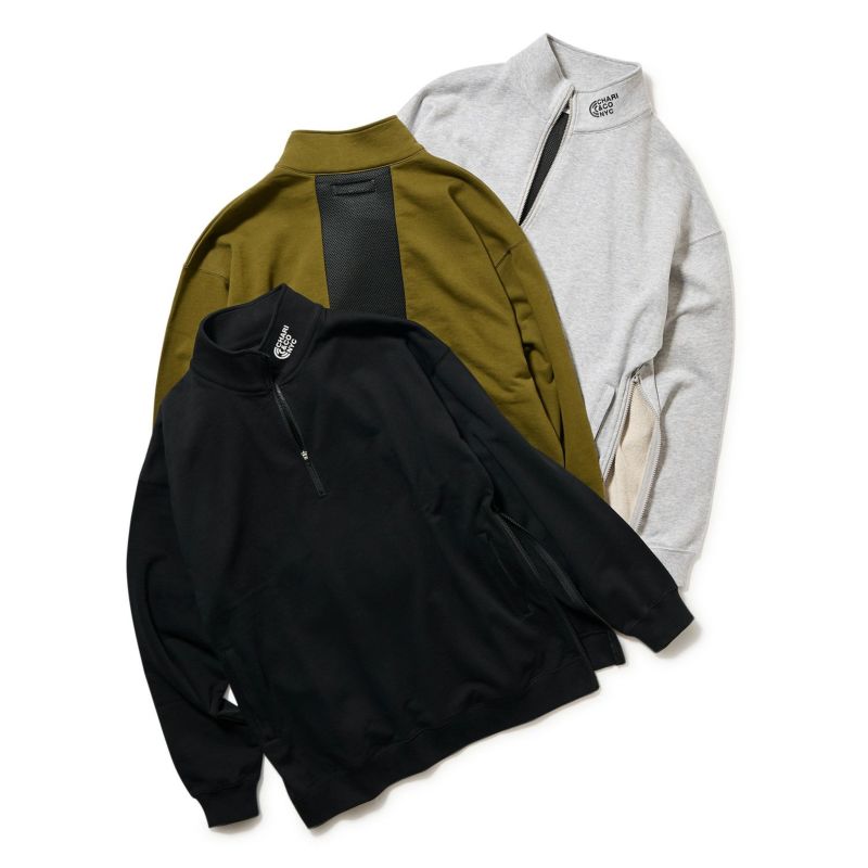 HELL VENTILATION HALFZIP SWEATS
