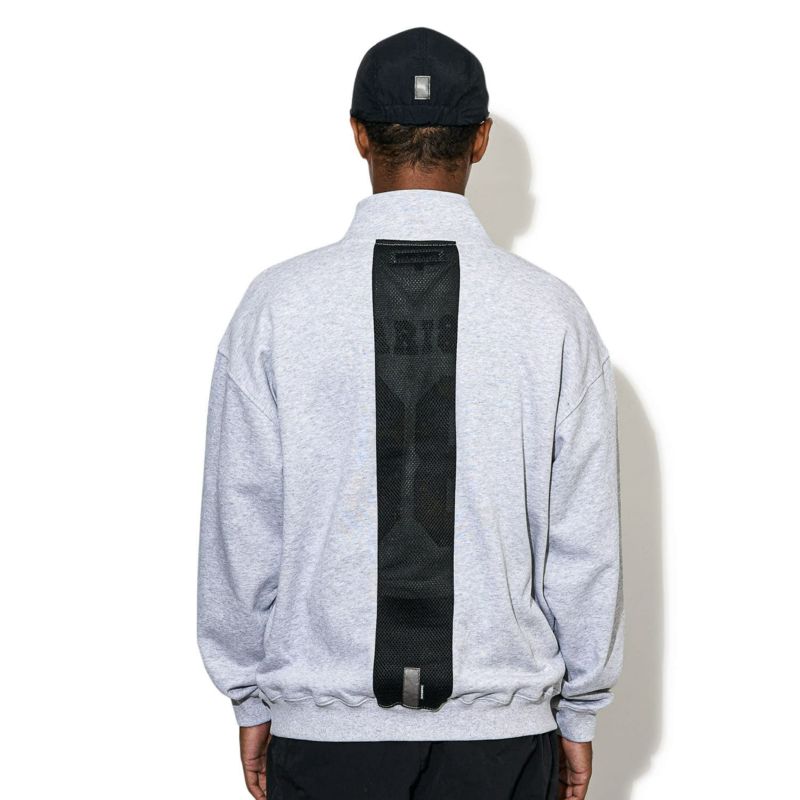 VENTILATED HI NECK SWEATS スウェット ジャケット ハーフジップ