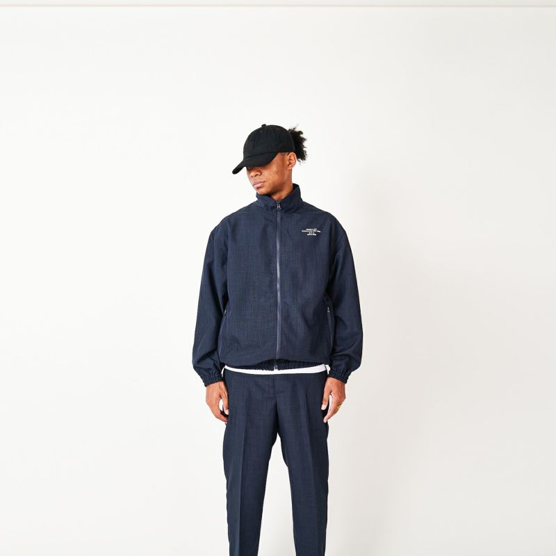 【コラボ】ルコック　CHARI&CO ナイロンジャケット　リフレクター　テック系 シルクグログラン / シルクショートレインジャケット, Black