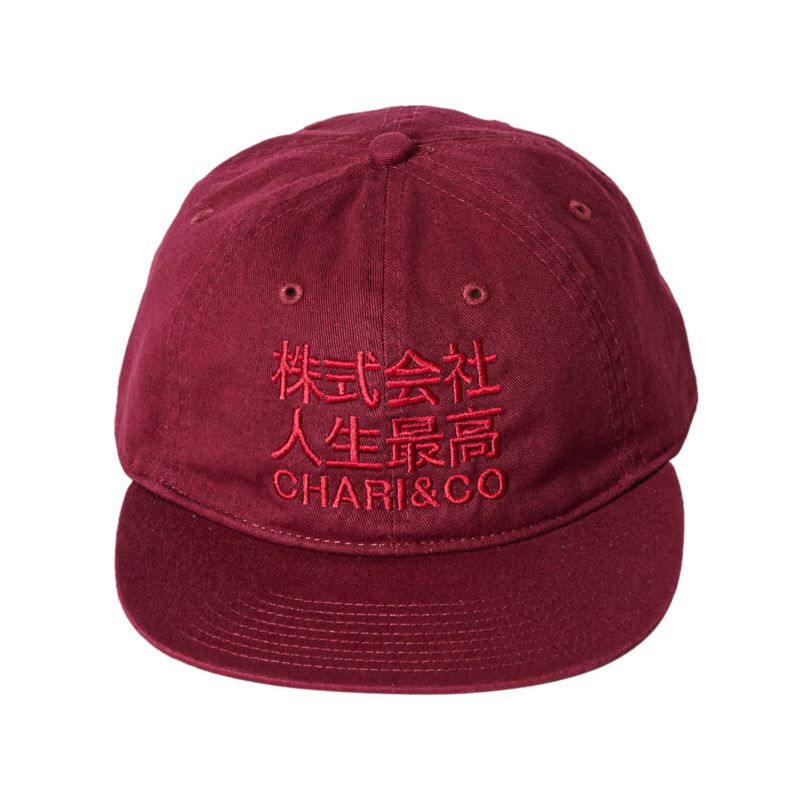 xJINSEISAIKO 6PANEL CAP | 【CHARI&CO公式】チャリアンドコー